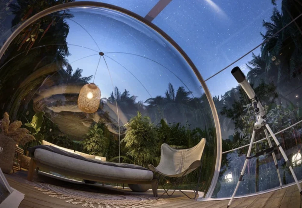 transparent crystal tents